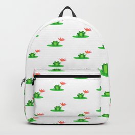 Uglycute frog  Backpack | Pattern, Cute, Flower, Baby, Design, Ink, Uglycute, Green, Digital, Gift 