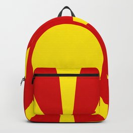 Macedonian flag of Macedonia  Backpack | Flag, Sun, Macedonia, Macedonian, Graphicdesign 