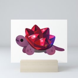 Jewel turtle - pastel Mini Art Print