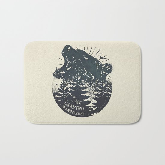 Craving wanderlust II Bath Mat