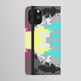 Kanemi - Abstract Colorful Batik Butterfly Mandala Art iPhone Wallet Case