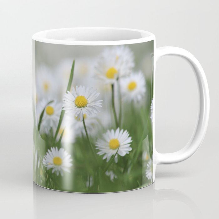 Field of Daisies - GoBeArt Photography Coffee Mug