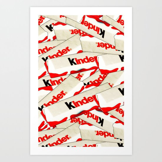 CHOCOLATE BARS Art Print