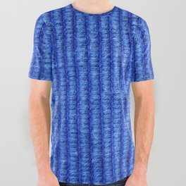 Blue All Over Graphic Tee
