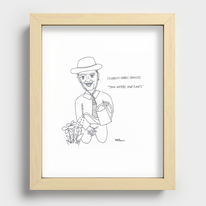 John Waters Recessed Framed Print