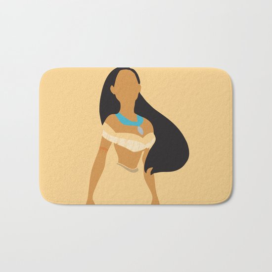 Pocahontas - Minimalist Bath Mat