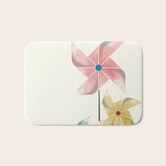Pinwheels Bath Mat