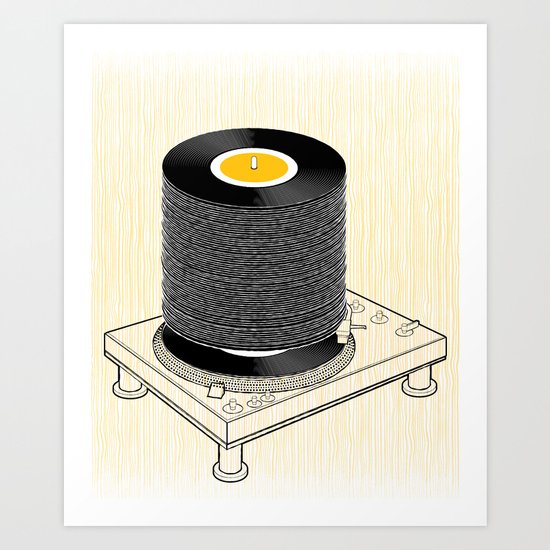 Fat Stack Art Print