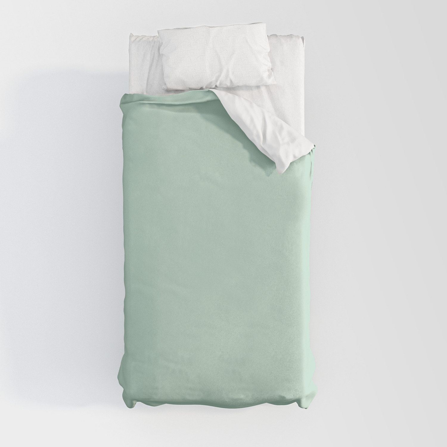 pistachio green duvet cover