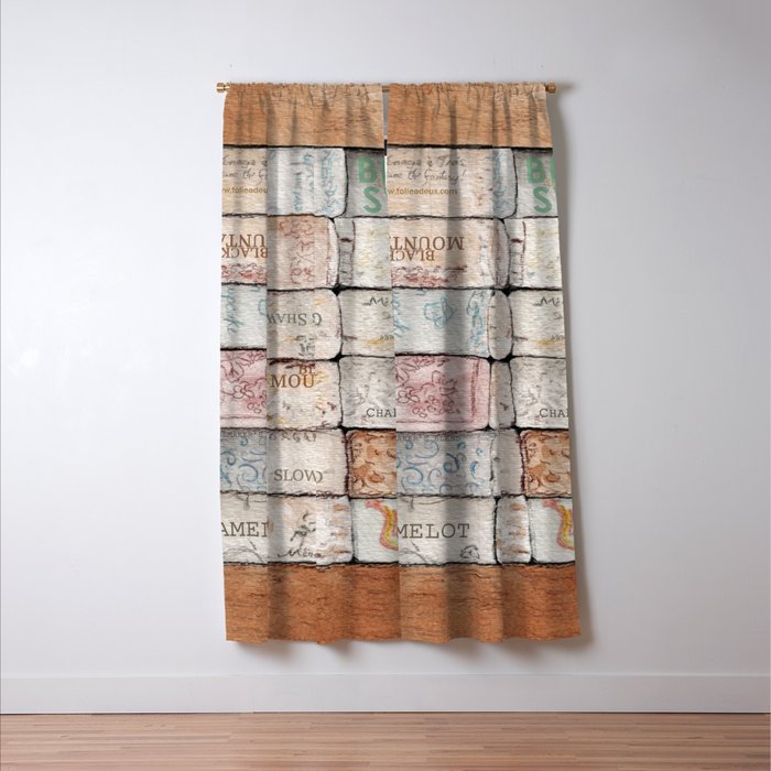 Wine Cork Trivet Blackout Curtain By Anniemason Society6