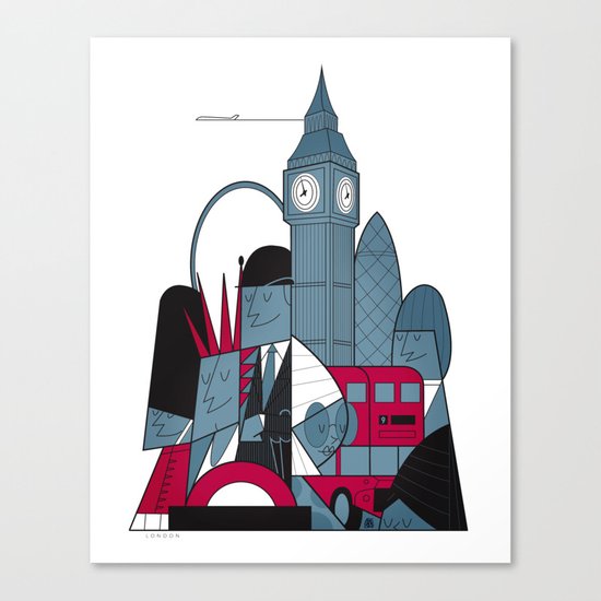 London Canvas Print