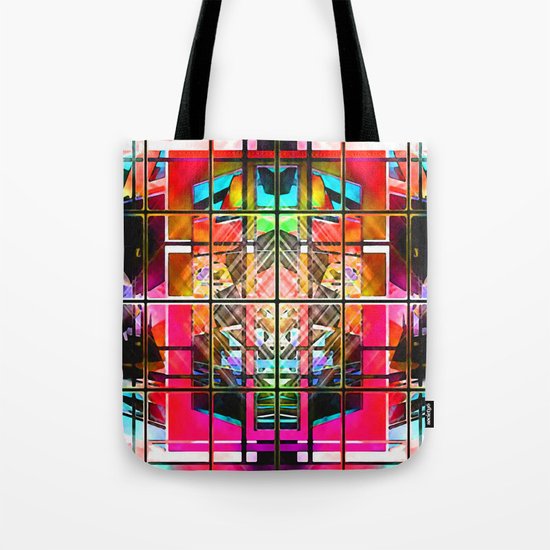 3-D-GEOMETRY AND COLOR. Tote Bag
