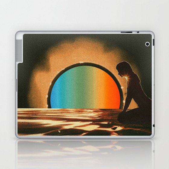 Sunset meditate Laptop & iPad Skin