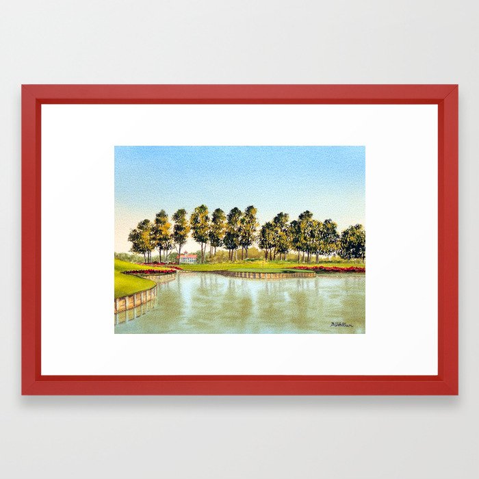 Sawgrass TPC Golf Course 17th Hole Framed Art Print by ...