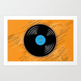 Vinyl Record Art Print