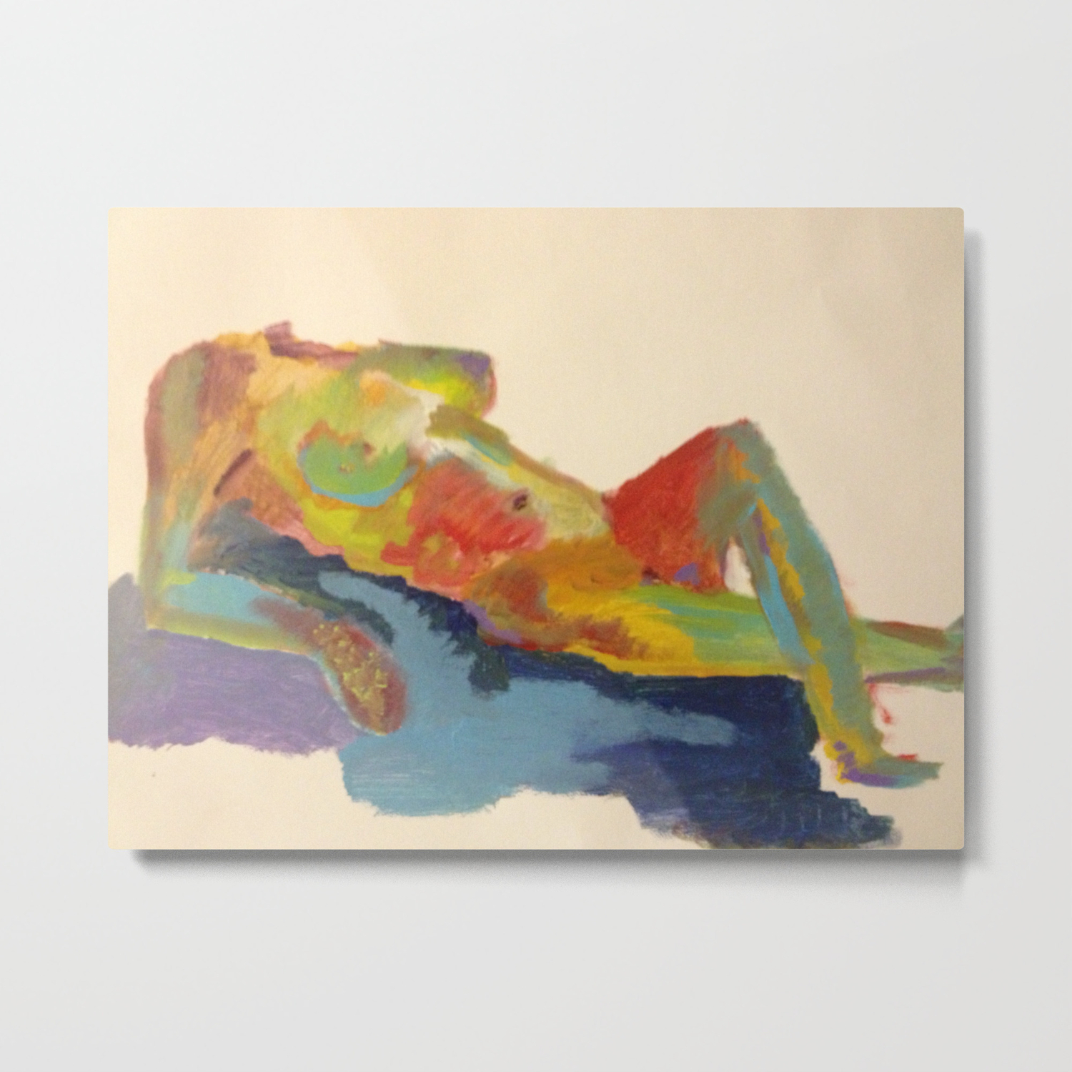 Female Silhouette Metal Print By Carolinedorn Society6
