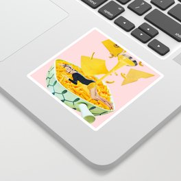Cheese Dreams (Pink) Sticker