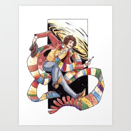 The Fourth Doctor Art Print