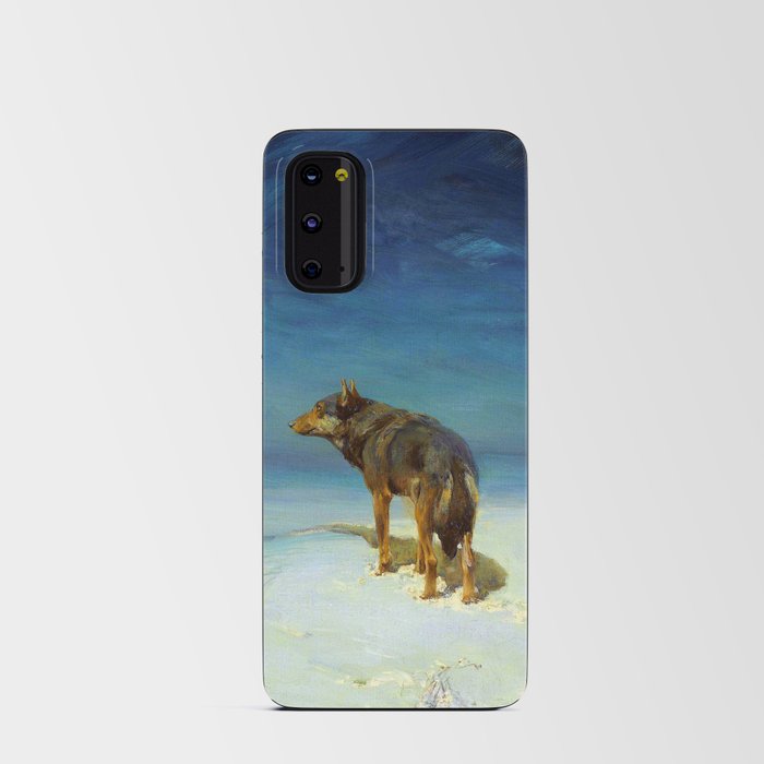 Alfred Wierusz-Kowalski The Lone Wolf Android Card Case