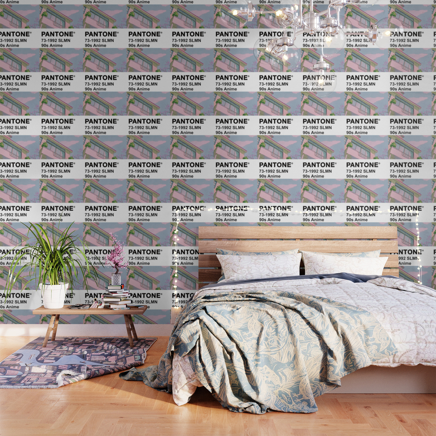 Pantone 90s Anime Wallpaper By Mutotoru Society6