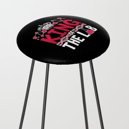 King Of The Lab Tech Laboratory Technician Science Counter Stool