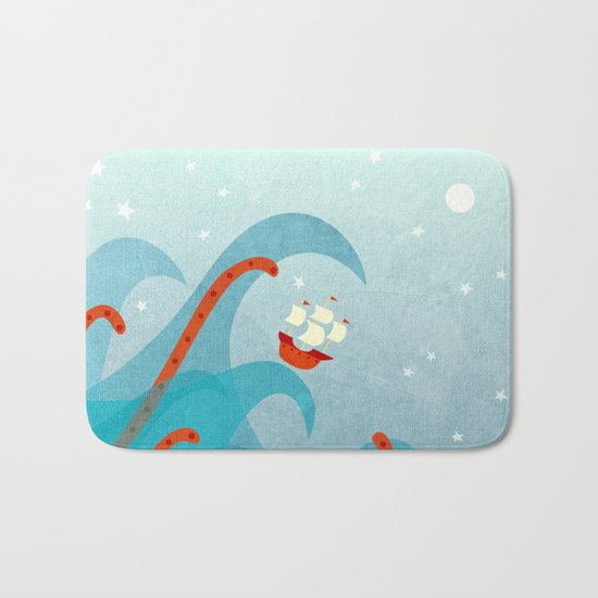 A Bad Day for Sailors Bath Mat