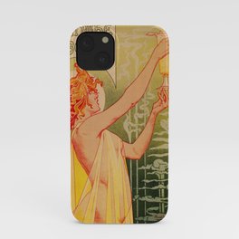Classic French art nouveau Absinthe Robette iPhone Case