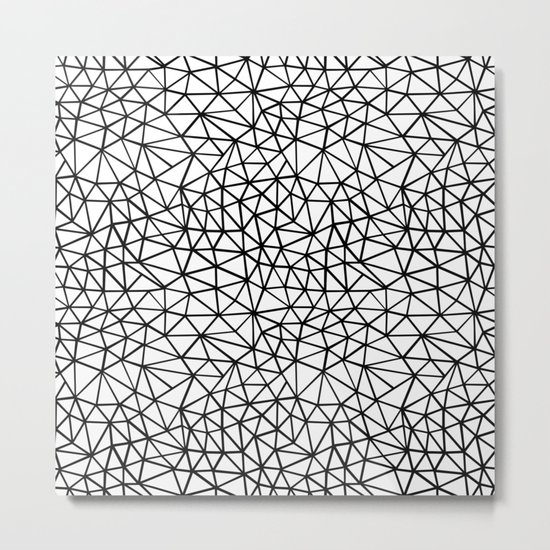 Shattered R Metal Print