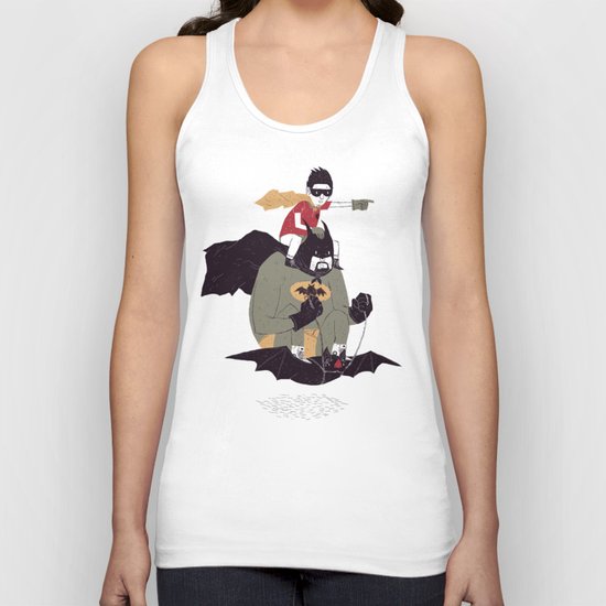 to the batmobile! Unisex Tank Top