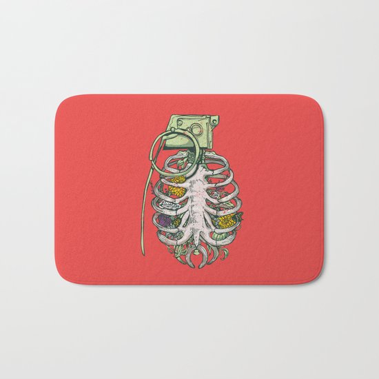 Grenade Garden Bath Mat