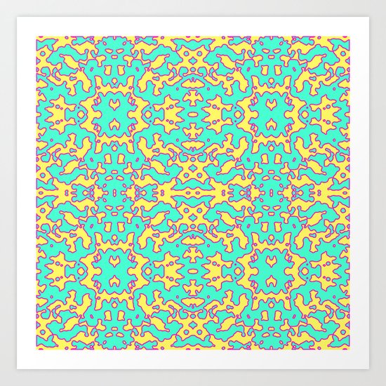 Electric Pattern Art Print