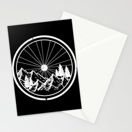MTB Mountain Bike Trail Stationery Card
