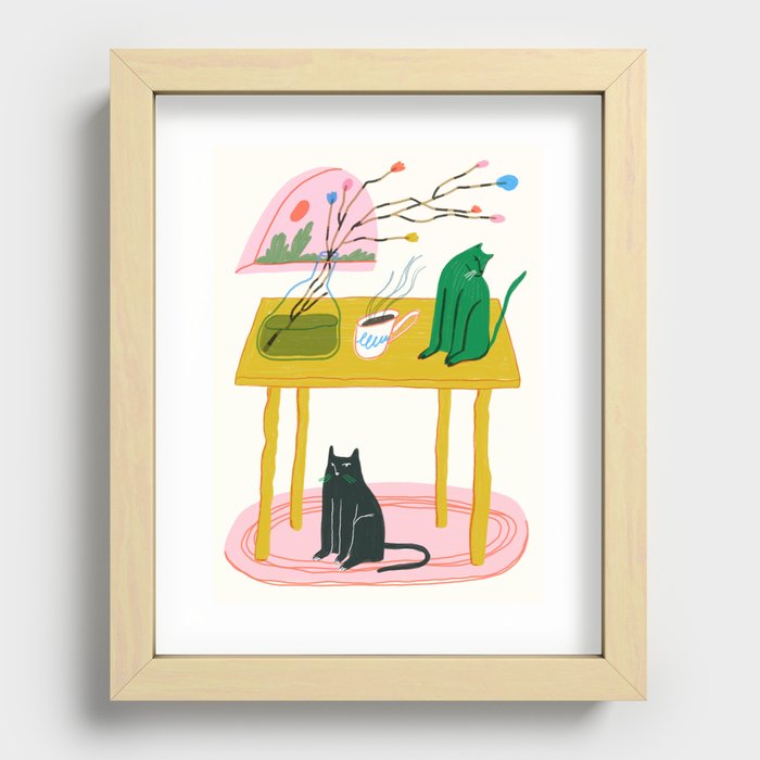 It's A Cozy Afternoon Recessed Framed Print