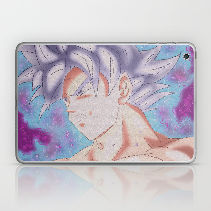 Goku Ultra Instict Pixel Art Dragon Ball Super Heroes Laptop
