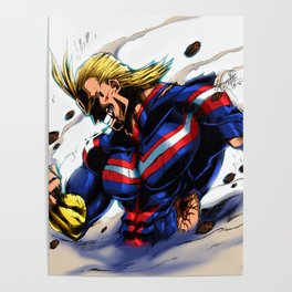 AllMight, The last fight Poster