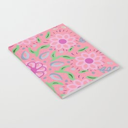 Garden Sunshine Pink Notebook