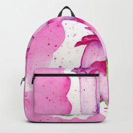 Double Bloom Backpack | Roses, Painting, Roseblooms, Verypink, Pinkclouds, Watercolor, Flowerstem, Rosy 
