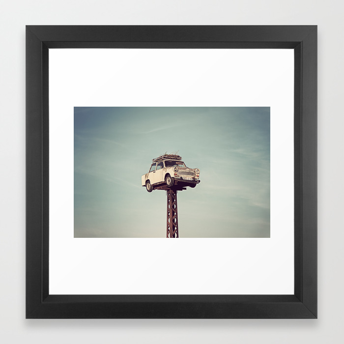 Trabant Framed Art Print By Belhadi Society6