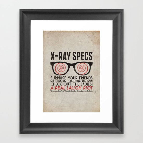 Vintage Eyewear Framed Art Print