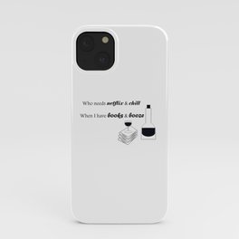 I prefer to drink and read iPhone Case