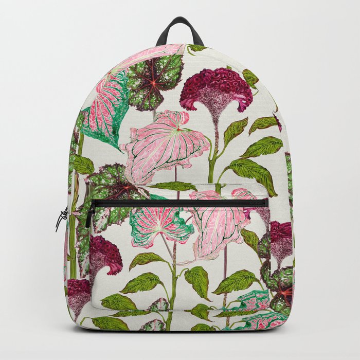Celosia and Leaves Backpack by Beto Di Lello | Society6