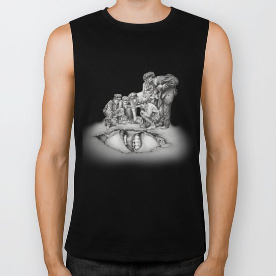 In which the cave is approached with caution Biker Tank