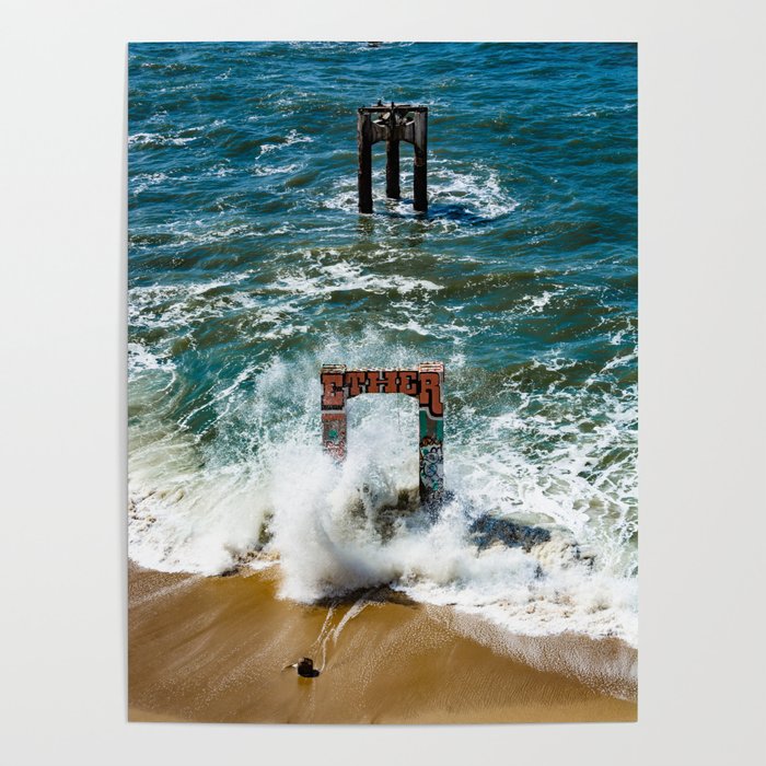 Beach Piers Poster