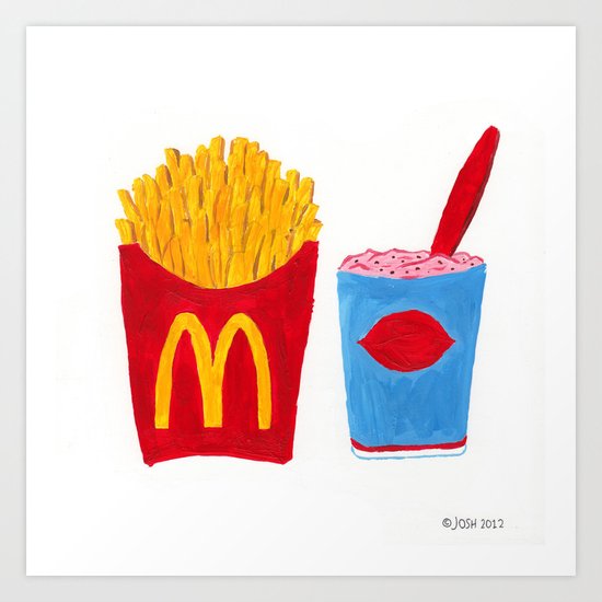 McD's & DQ Art Print