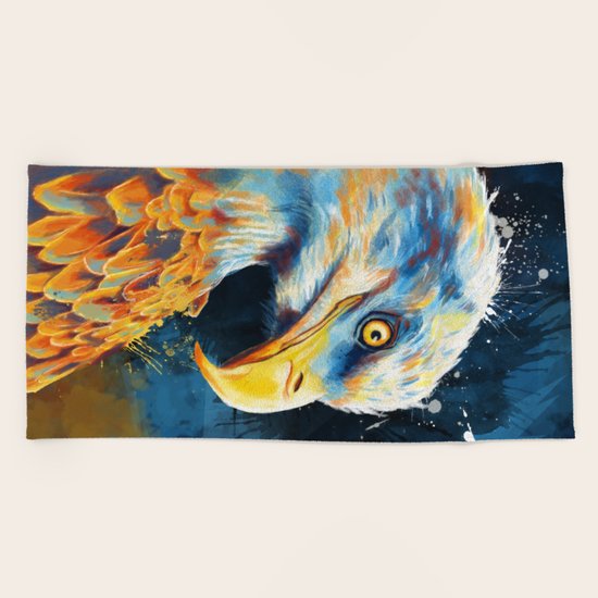 Eagle Eye Beach Towel