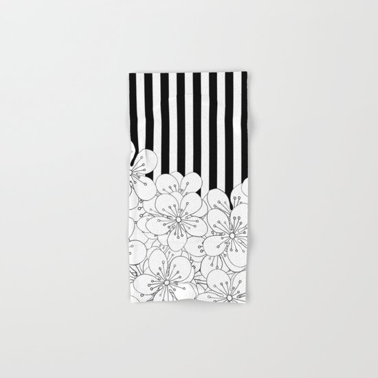 Cherry Blossom Stripes - In Memory of Mackenzie Hand & Bath Towel
