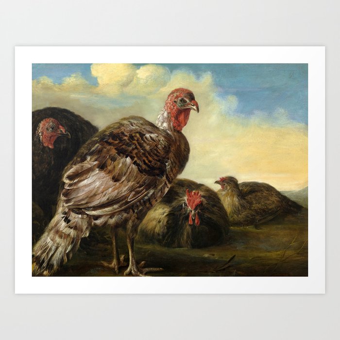 Domestic Fowl, 1620-1691 by Aelbert Cuyp Art Print