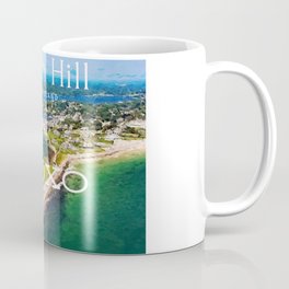 Watch Hill, Rhode Island XOXO - Ocean State Summer Travel Wall Decor and T-Shirt Decor Coffee Mug
