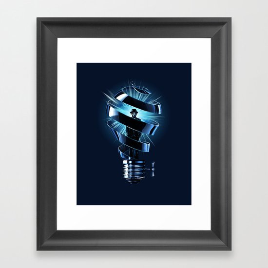 The Thinker Framed Art Print