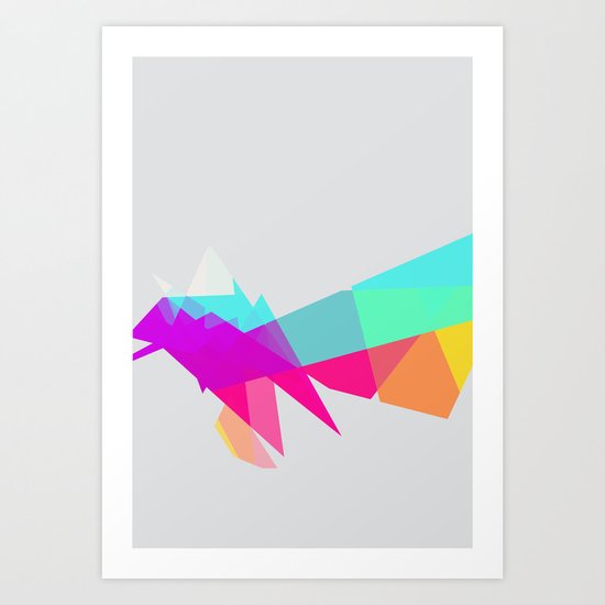 Neon sign 1/3 Art Print